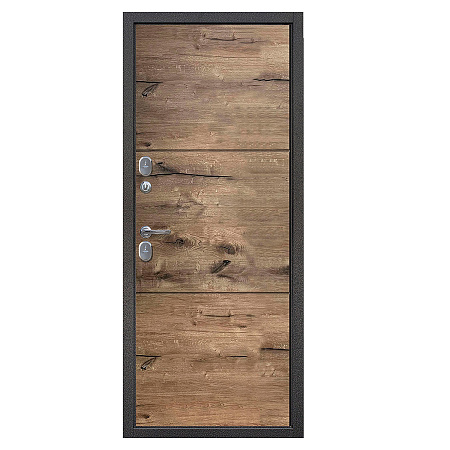 Дверь металлическая 11 см ISOTERMA Серебро Канадский Дуб 860х2050 ЛЕВАЯ ТЕРМОРАЗРЫВ *1