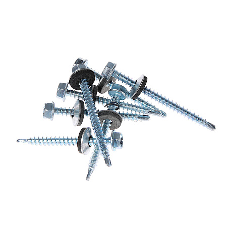 Саморезы кровельные BROZEX 4,8*60 цинк (10кг) промтара *10