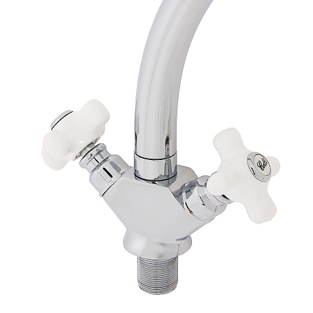 Смеситель для кухни Potato P4963 высокий излив *1/10