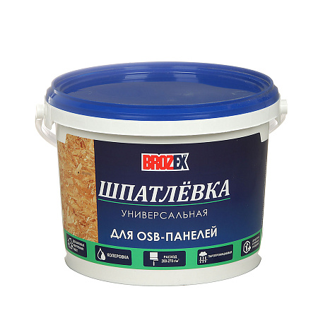 Шпатлевка акриловая для OSB 5 кг BROZEX универсальная  *4/144