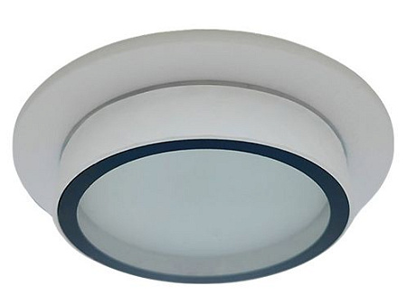 Светильник встраиваемый GX53 Ecola Белый матовый с черным кантом IP65 SQ530CECB *10/50