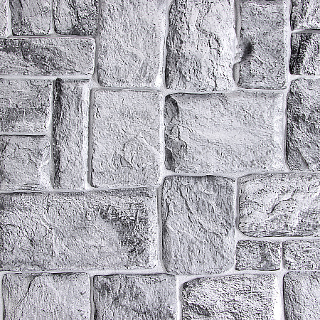 Панель стеновая ПВХ "ГРЕЙС" Камень натуральный серый (980*498 мм) *10