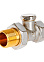 Клапан радиаторный запорный прямой 3/4"(Ø20) М/П CTM CARSVL34 *1/10