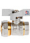 Кран шаровый 20х1/2"(Ø15) цанга/мама бабочка CTM (СТАНДАРТ) CWPF1220 *1/20