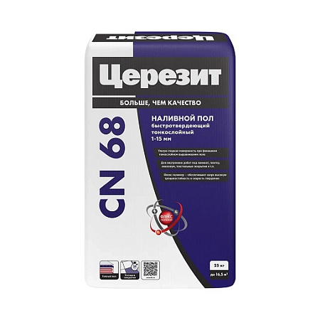 Ровнитель для пола CN 68 25кг Церезит *1/48