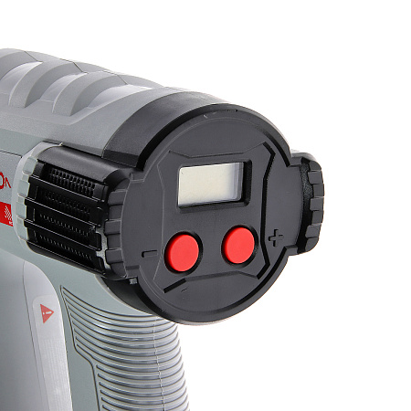 Фен строительный 2000Вт  50-600°С 300-500 л/мин 4 насадки ЖКдисплей ФЭ-2000ЭМ ИНТЕРСКОЛ *1/5