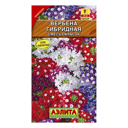 Семена Вербена гибридная  0,1гр Аэлита *10/200