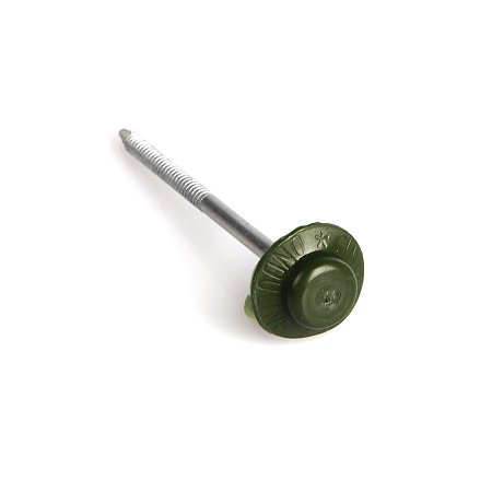 Гвозди с литой шляпкой зеленые ОНДУЛИН (упак.100шт)  *1/30