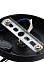 Бра N1944/1W BK+CH E27 1*40Вт (250*280*160)  VERNER LIGHTING *1