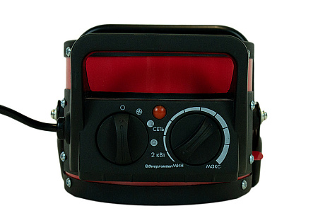 Пушка тепловая электрическая  2кВт 138м3/ч S-30м2 керамический круглая ТП-2000МК Энергомаш *1/8