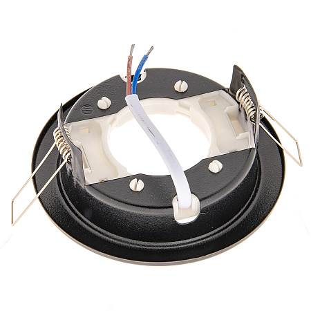 Светильник встраиваемый GX53 H4 Ecola без рефлектора Черный матовый SB53H4ECB *10/50