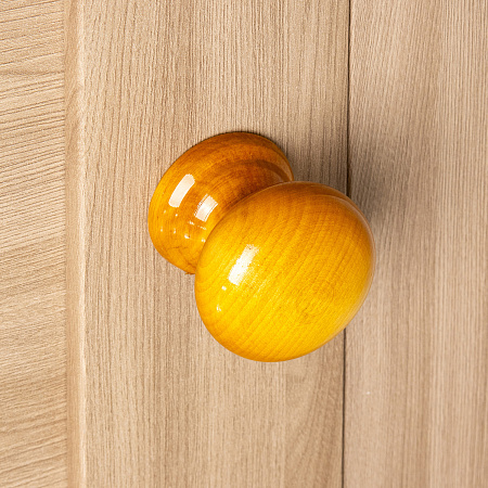 Ручка КНОПКА  дерево кар.береза ГРИБ (Йошкар-Ола) *1/24