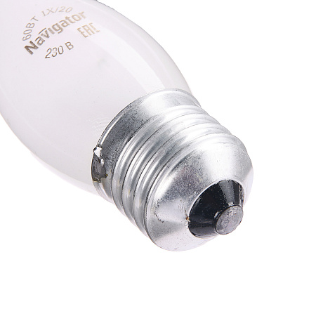Лампа накаливания 60W Е27 свеча матовая Navigator 94327 *10/100