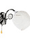 Бра N2299/1W E27 1*40Вт (200*270*170)  VERNER LIGHTING *1