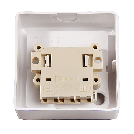 Выключатель "Хит" ОП 2кл. белый ВА56-232-б  *10/168