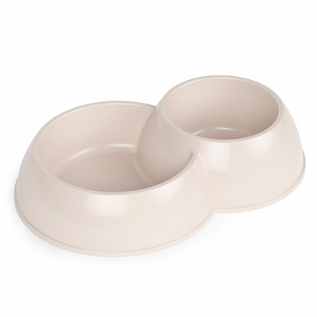 Миски для животных пластм. 2-е ёмкости 295х200х70мм М3941 (ЗПИ "Альтернатива") *1/30