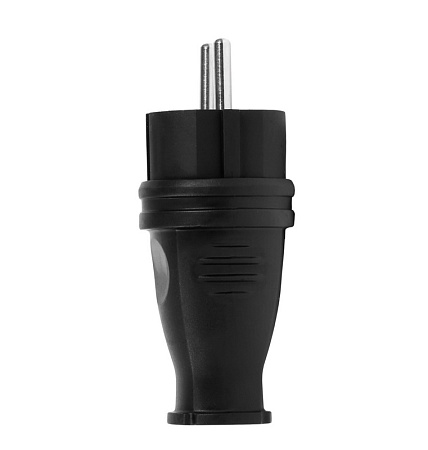 Вилка прямая КАУЧУК Smartbuy 2P+PE 16А 230В IP44 (SBE-16-P07-R)   *1/200
