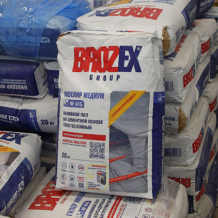Ровнитель для пола NF-415 Нивелир Медиум 20кг BROZEX *1/56