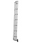 Лестница многофункциональная складная алюм. 3х 7ступ.,общ.дл.4,49м,max н.150кгNV1230 1230307"НВ"*1