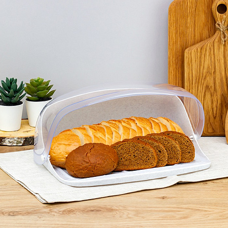 Хлебница пластм. 315x254х150мм малая "IDEA"  М1180 ("М-Пластика") *1/6