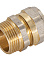 Муфта переходная 16х1/2"(Ø15) цанга/папа CTM CCM01612 (аналог ЗХ124) *10/200