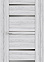 Дверь межкомнатная остекленная ЦАРГИ ПВХ Х31 Ривьера Айс/графит стекло 600мм Двери ГУД *1