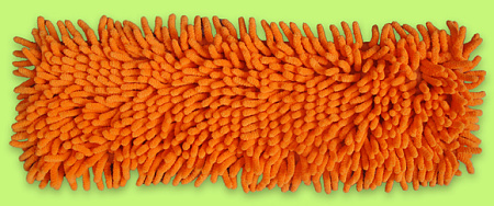 Насадка сменная д/мытья пола д/швабры"Флеттер" микрофибра "лапша" KF-P013R "Умничка" *1/100