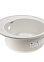 Мойка из искусственного камня круглая белая глянцевая AG7C8 (500х180) AGATA *1