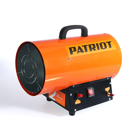 Пушка тепловая газовая 12кВт 320м3/ч S-360м2 пьезоподжиг GS12 PATRIOT  *1