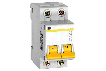 Авт.выкл. IEK ВА47-29 20А/2П 4,5кА х-ка С MVA20-2-020-С *6/72