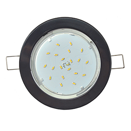 Светильник встраиваемый GX53 DGX5315 Ecola Легкий Черный FB53EFECD *10/100