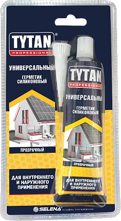 Герметик силиконовый универсальный белый 85мл TYTAN 22681  *1/24