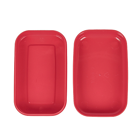 Мыльница пластм. "дорожная" 110х70х38мм арт.417 ("Полимербыт") *1/70