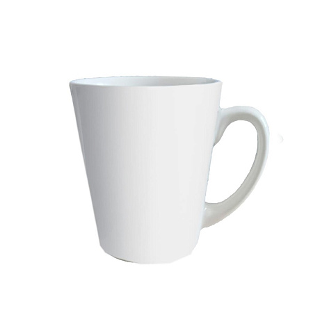 Кружка фарфор. 250мл с рис.Белая без рис. ДФ-К250-1 ("DECO") *48