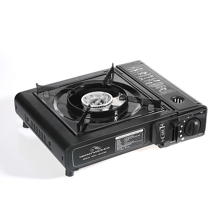 Плита газовая портативная, к баллону, с цанговым захватом 34х26х9см ЕРМАК *1/6