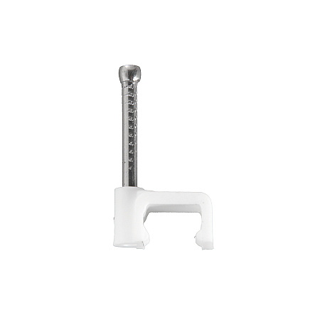 Скоба электроустановочная  №10 прямоуг. (30 шт) Росдюбель *10/100