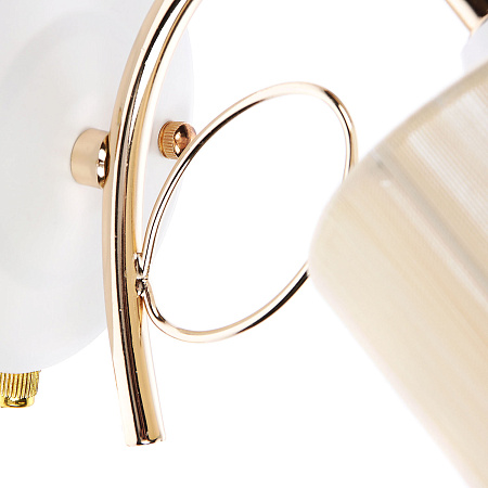 Бра N2003/1W FG+WT E27 1*40Вт (200*290*160)  VERNER LIGHTING *1