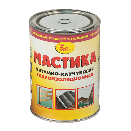 Мастика каучукобитумная 1 л Новбытхим *1/12/624