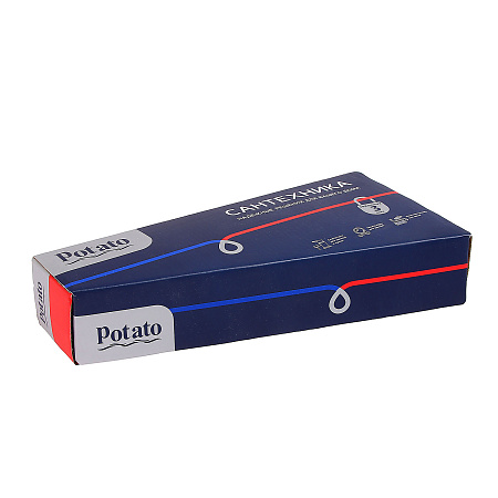 Смеситель для кухни Potato P4201 длинный излив *1/10