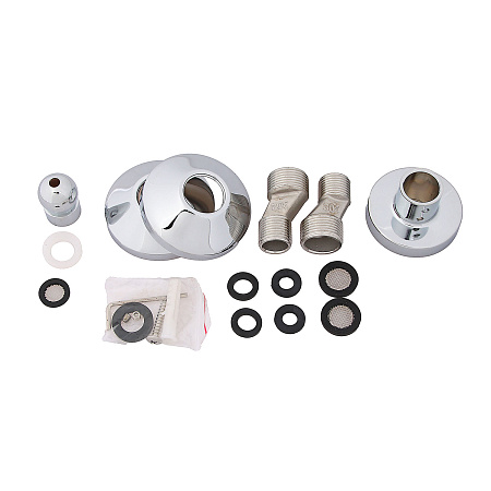 Смеситель д/ванны со стойкой для душа + ручной душ Accoona A8396 *1*