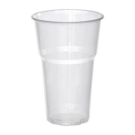 Одноразовый стакан 0,5л Прозрачный  "Упакс-Юнити" *50/1000