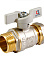 Кран шаровый 16х1/2"(Ø15) цанга/папа бабочка CTM (СТАНДАРТ) CWPM1216 (аналог КР788) *1/15/200