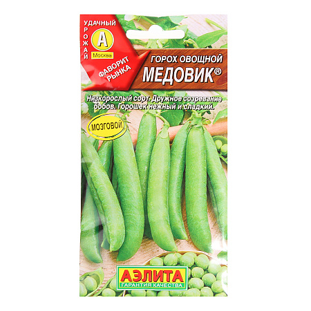 Семена Горох Медовик 10гр Аэлита цв автор *10/500