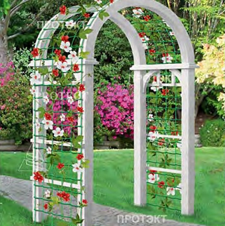 Сетка Садовая для арок д/плет. Роз пласт. шир.1м дл.5м яч.95х90мм Хаки Ф-90/1/5  *5