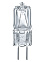 Лампа накаливания галогенная капсульная 35W-230V GY6,35 JCD Navigator 94213 *20/100