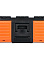 Ящик д/инструмента пластм. "Blocker Boombox 24" черный/оранжевый BR3942ЧРОР *1/4