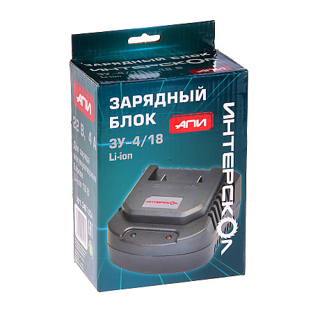 Зарядное устройство 18В 4Ач ЗУ-4/18 для моделей серии АПИ ИНТЕРСКОЛ *1/50