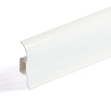 Плинтус напольный T.plast Чайка с мяг.краем 58мм   060 Белый   (2,2м) *42