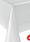 Клеёнка на нетканой основе "Dekorama" "Star" атласная, Белая, тиснение микс,  шир.1,40м *20
