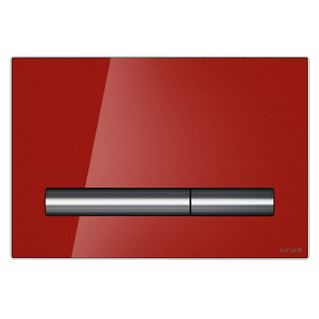 Кнопка PILOT  красный, стекло (LINK PRO, VECTOR, LINK) Cersanit *1